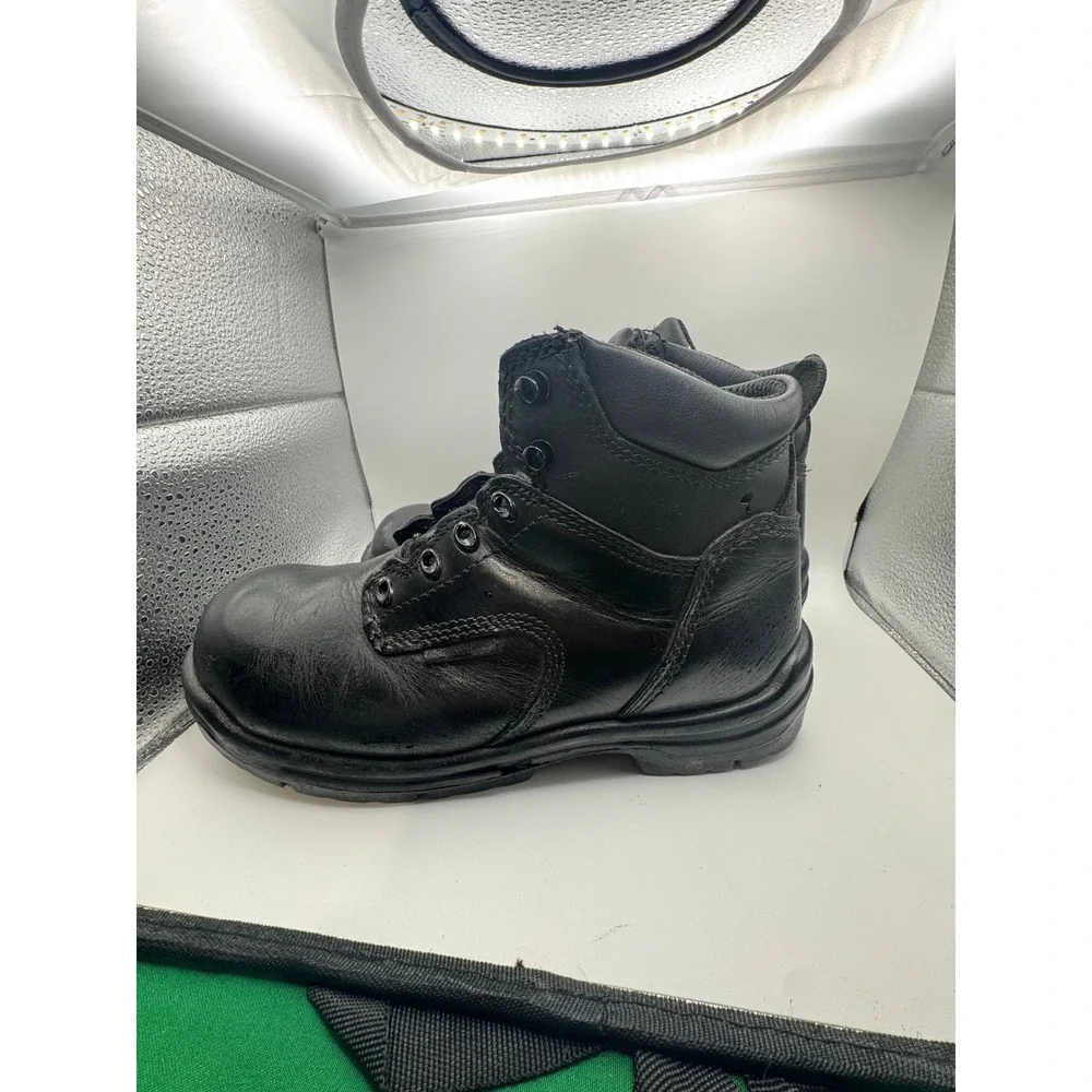 Red Wing King Toe Mens Black Leather Safety Toe Work Boots 2240 Size 8.5 Wide